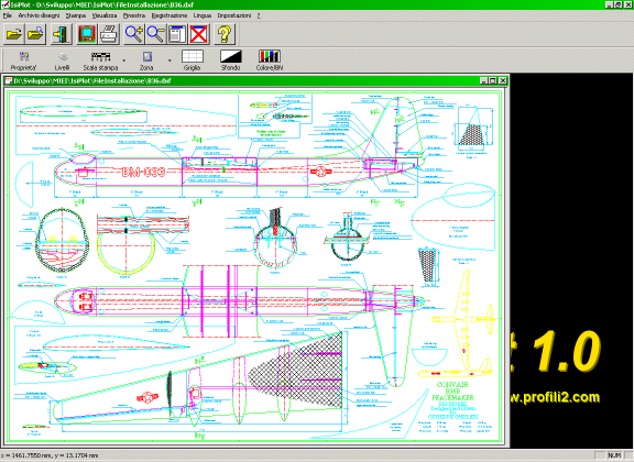 Visualizzazione DXF.