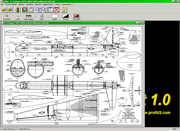 Visualizzazione DXF.