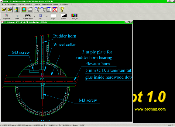 Visualizzazione DXF.