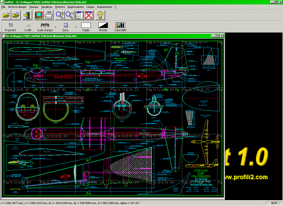 Visualizzazione DXF.