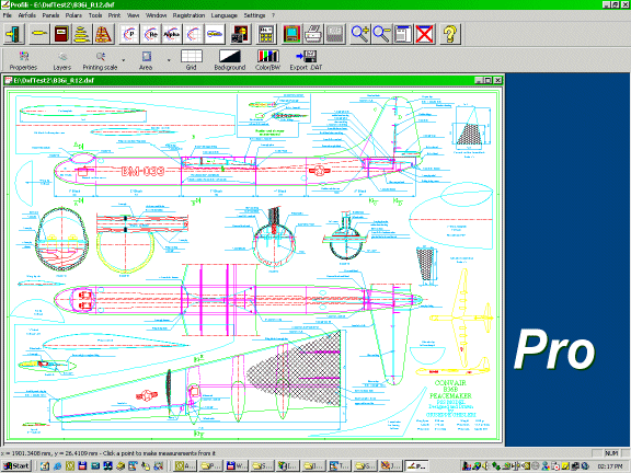 DXF viewing