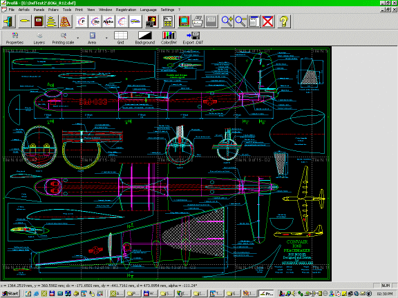 DXF viewing