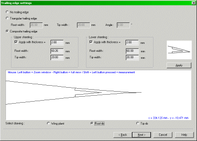 Trailing edge